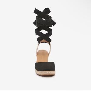 Kelly & Katie Espadrille Wedge Sandals